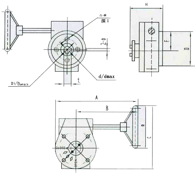 XJ系列阀门减速器