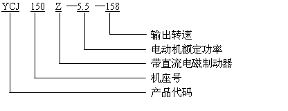 YCJ係列齒輪減速機三相異步電動機JB/T6442-92