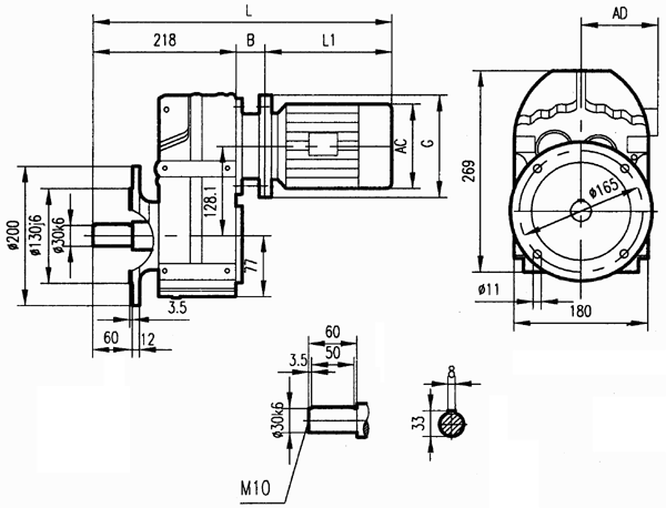 GFF47安裝結構尺寸