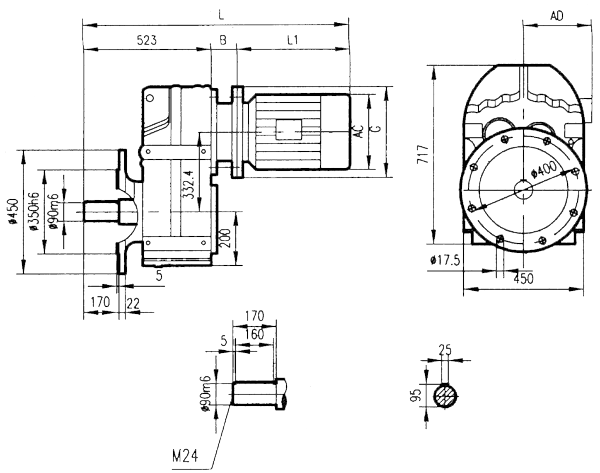 GFF107安裝結構尺寸