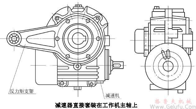SCW型轴装式圆弧圆柱蜗杆减速机的安装及使用与维护